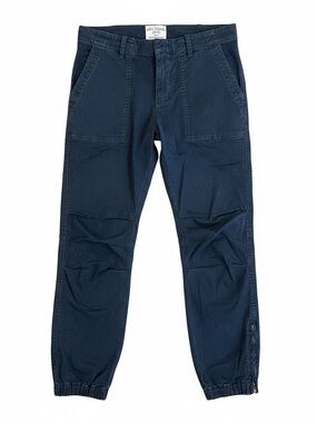 Nili Lotan Navy Utility Cargo Jogger Trousers